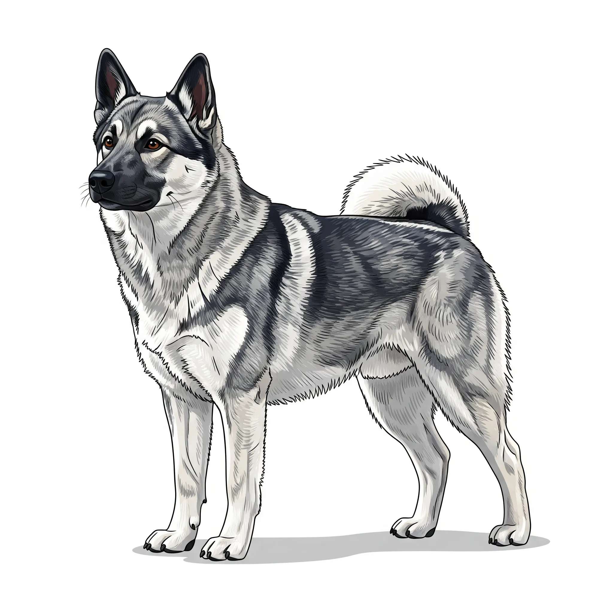 Norwegian Elkhound breed